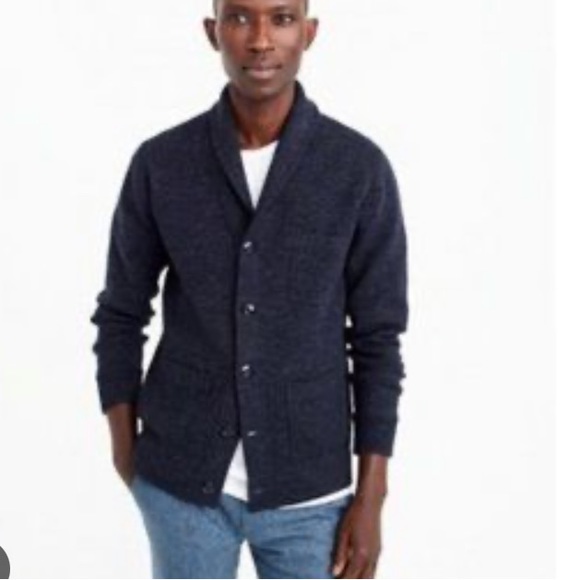 J. Crew Other - J. Crew shawl neck cardigan  jacket size S neck pocket wool